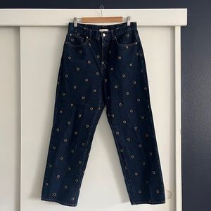 BDG Cowboy Jeans with Horseshoe Embroidery